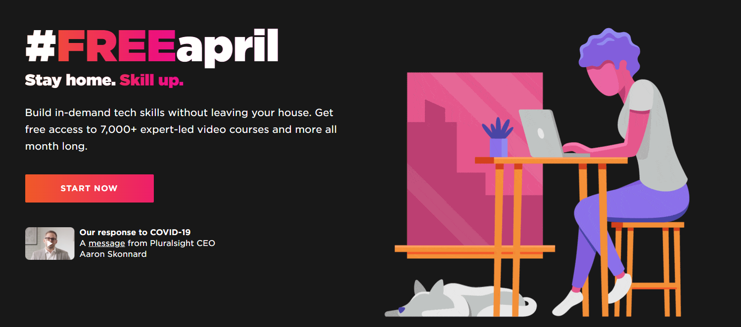 Free Courses in April for Developers and IT - Plural Sight